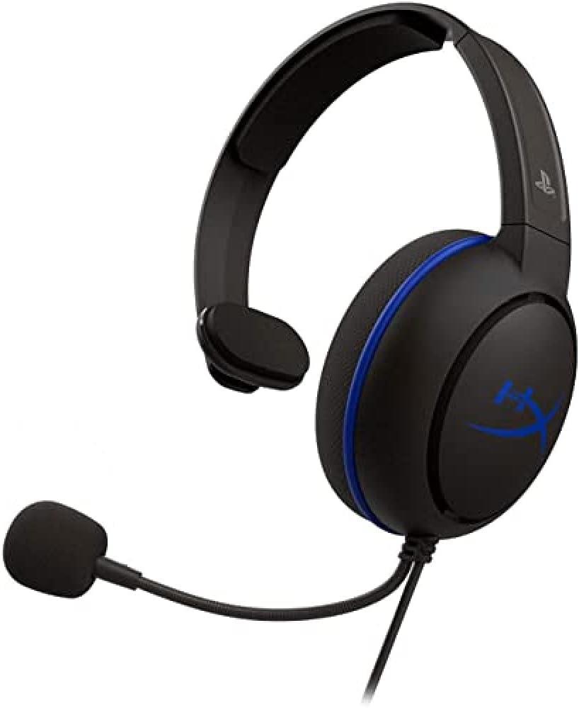 سماعة رأس سلكية للألعاب HyperX Cloud Chat PS4 HX-HSCCHS-BK/AM فوق الأذن