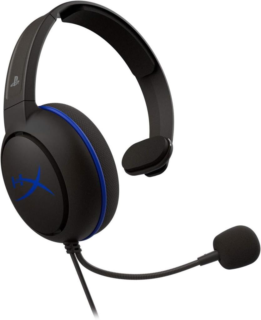 سماعة رأس سلكية للألعاب HyperX Cloud Chat PS4 HX-HSCCHS-BK/AM فوق الأذن