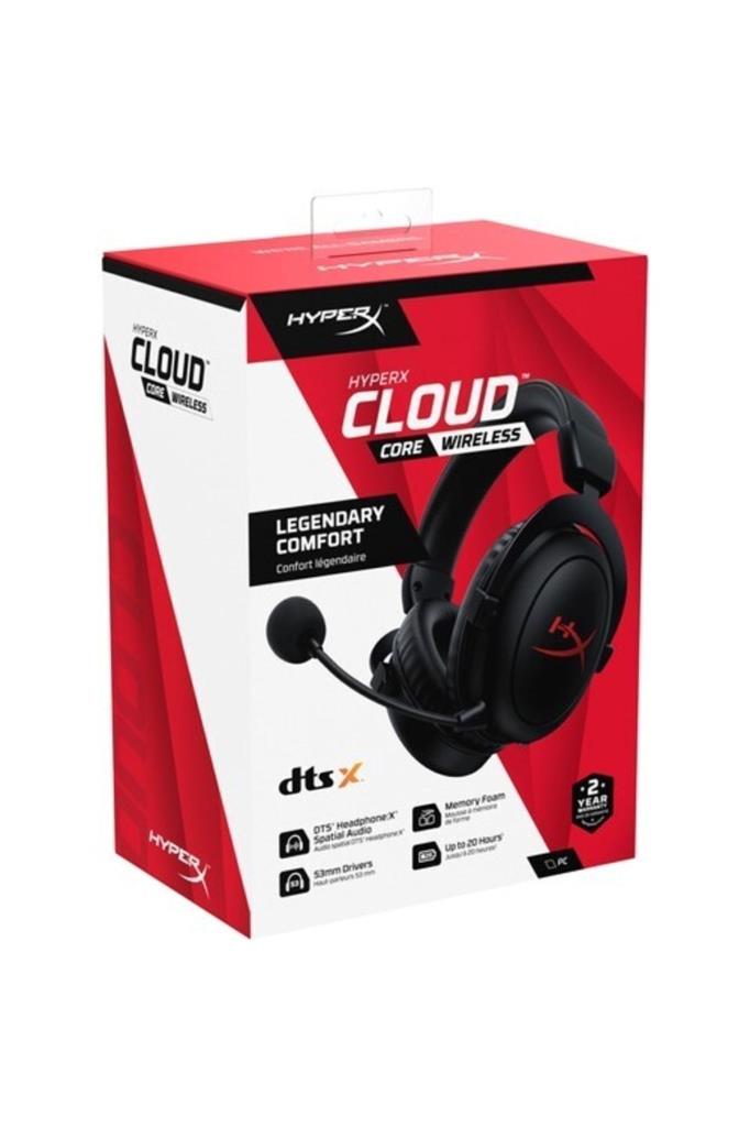 HyperX Cloud Core Wireless 4P5D5AA HHSC1C-CG-BK/G Kablosuz Kulak Üstü Oyuncu Kulaklığı Teşhir