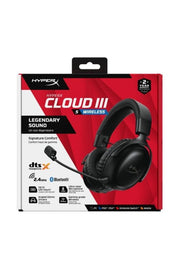 HyperX Cloud III S A59YZAA Siyah Kablosuz Kulak Üstü Oyuncu Kulaklığı Teşhir