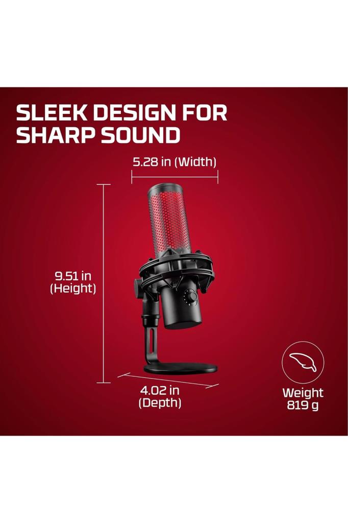 HyperX Quadcast 2 USB Oyuncu Mikrofonu Outlet