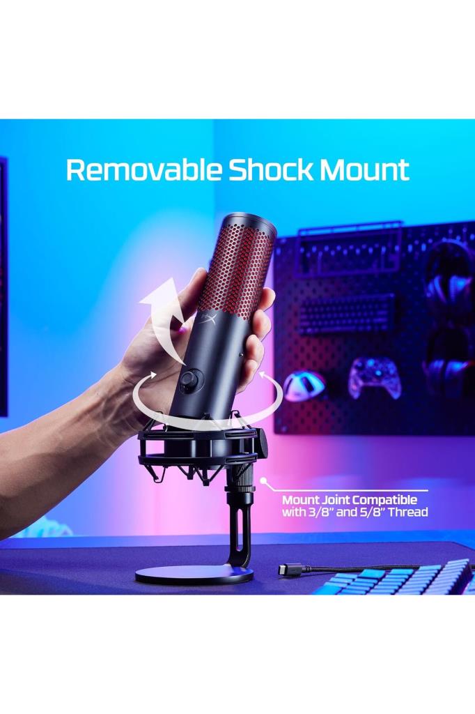 HyperX Quadcast 2 USB Oyuncu Mikrofonu Outlet