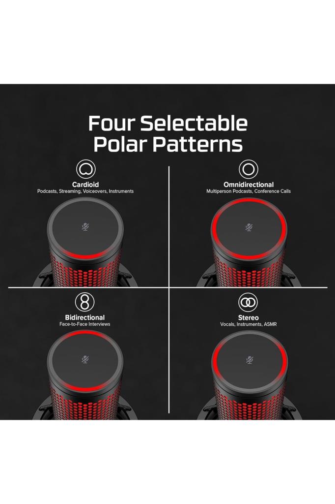 HyperX Quadcast 2 USB Oyuncu Mikrofonu Outlet