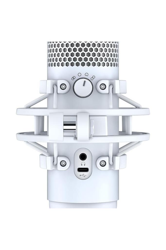 HyperX Quadcast S White RGB Oyuncu Mikrofonu Teşhir