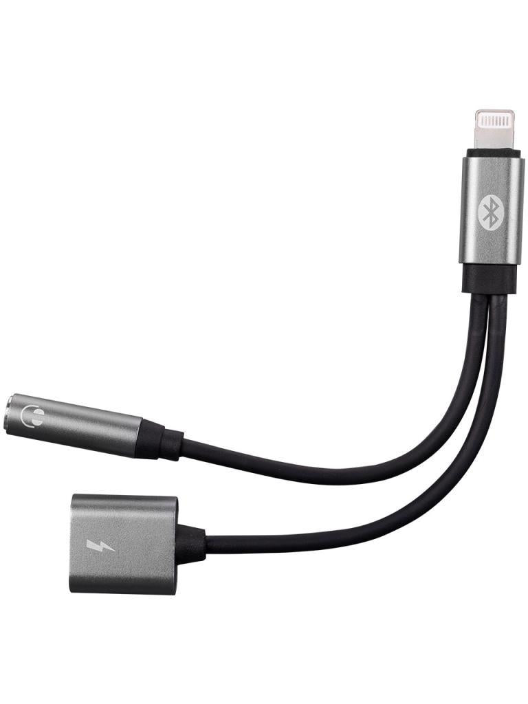 Hytech HY-XO45 Gri Metal 2in1 Bluetooth Şarj+Kulaklık Çevirici Gri Teşhir