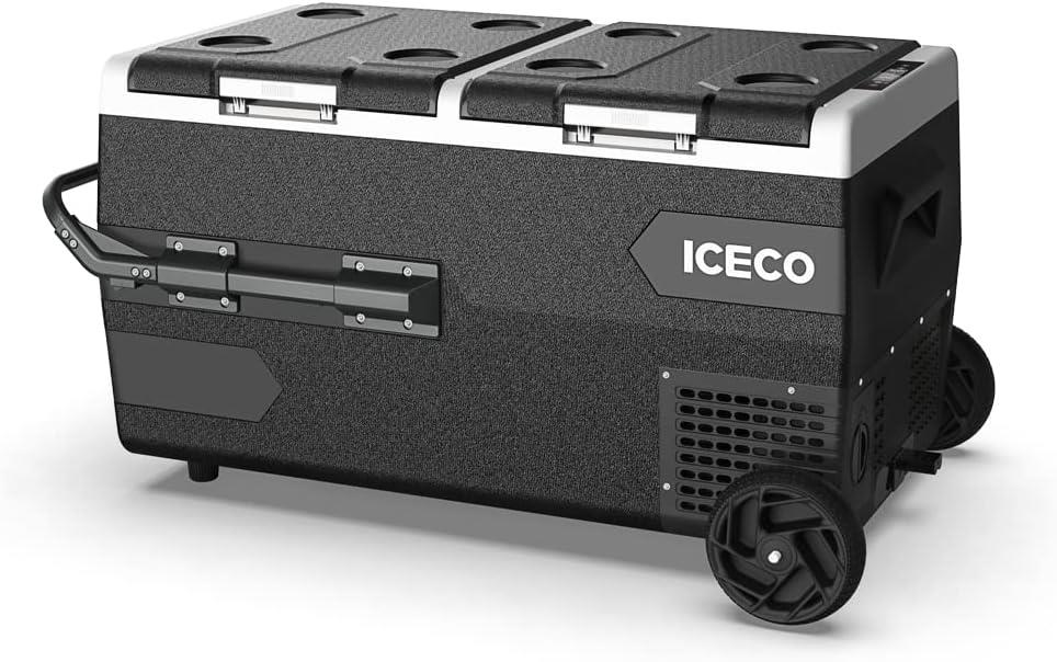 Iceco K75D 12-24 V 75 lt Aküsüz Kompresörlü Araç Buzdolabı