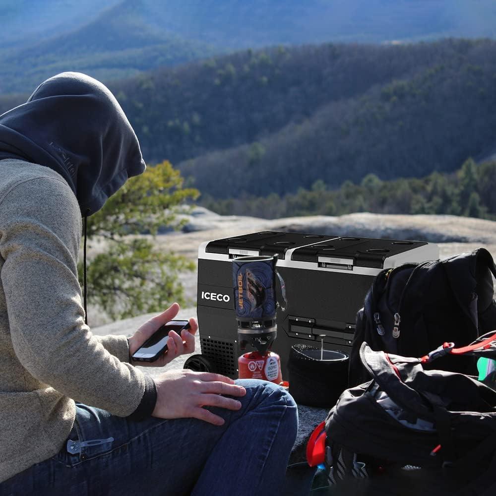 Iceco K75D 12-24 V 75 lt Aküsüz Kompresörlü Araç Buzdolabı
