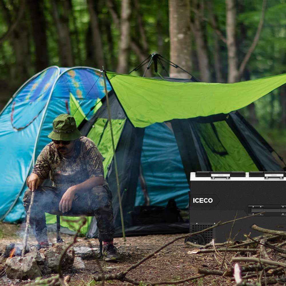 Iceco K75D 12-24 V 75 lt Aküsüz Kompresörlü Araç Buzdolabı