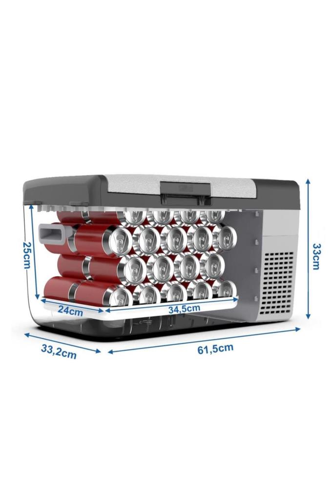 Iceco MCD20S 12-24 V 20 lt Kompresörlü Araç Buzdolabı Outlet