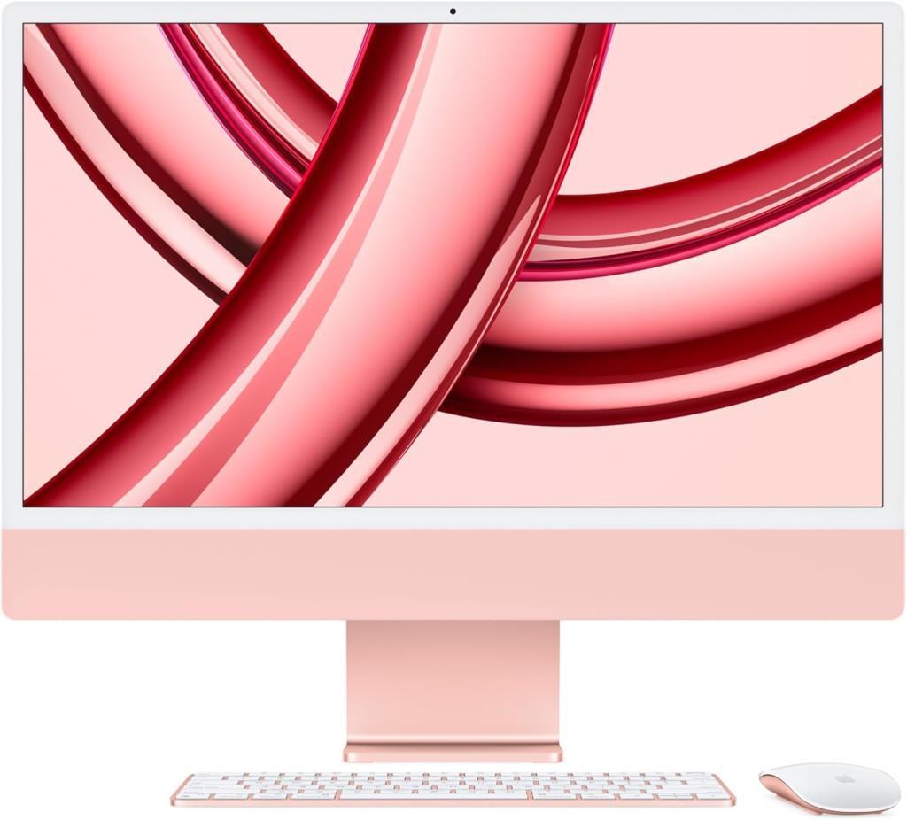 iMac M3 Pembe MQRT3TU/A 8 GB 256 GB SSD 10C GPU 24" 4.5K All in One PC Outlet