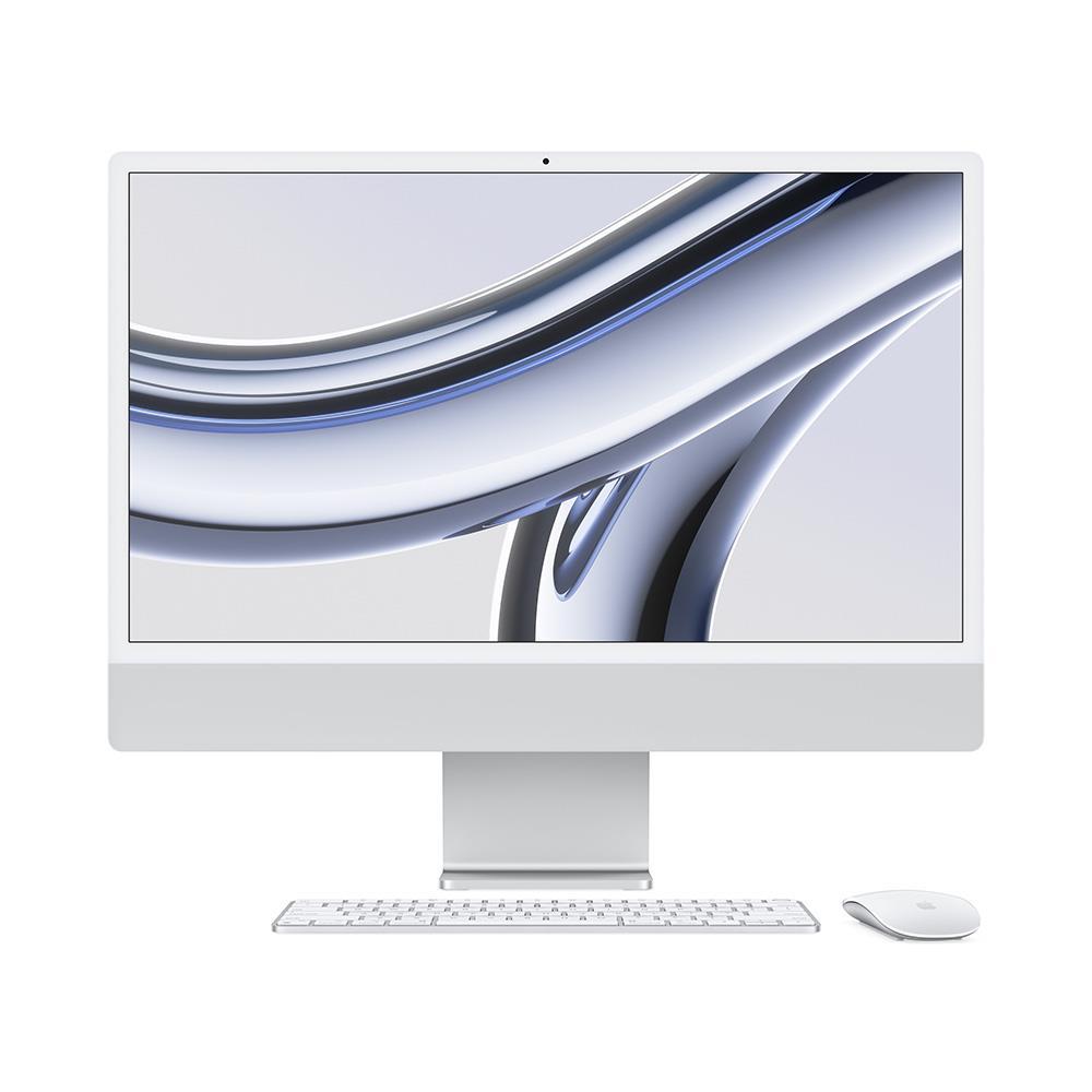 iMac M3 Gümüş MQR93TU/A 8 GB 256 GB SSD 24" 4.5K All in One PC - Outlet