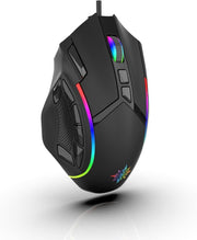 INCA IMG-351 Empouse RGB Makro Keys Profesyonel Oyun Faresi 12 adet Programlanabilir tuş Raporlama Hızı (125-250-500) 1000 Hz 1200-1600-2400-3200-4800-7200-12800 DPI Kare Hızı : 7000 frames RGB LED Outlet
