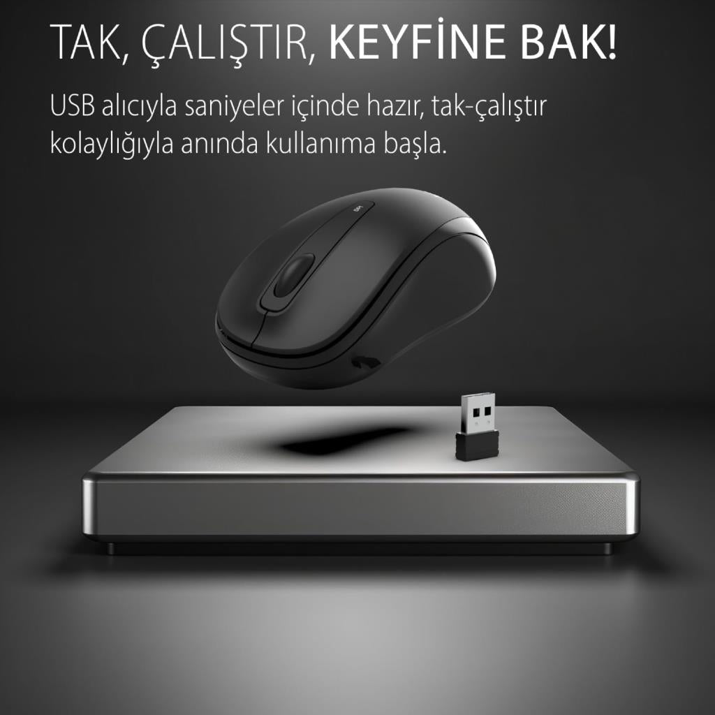 Inca IWM-311ST Sessiz Optik Kablosuz Mouse - Outlet