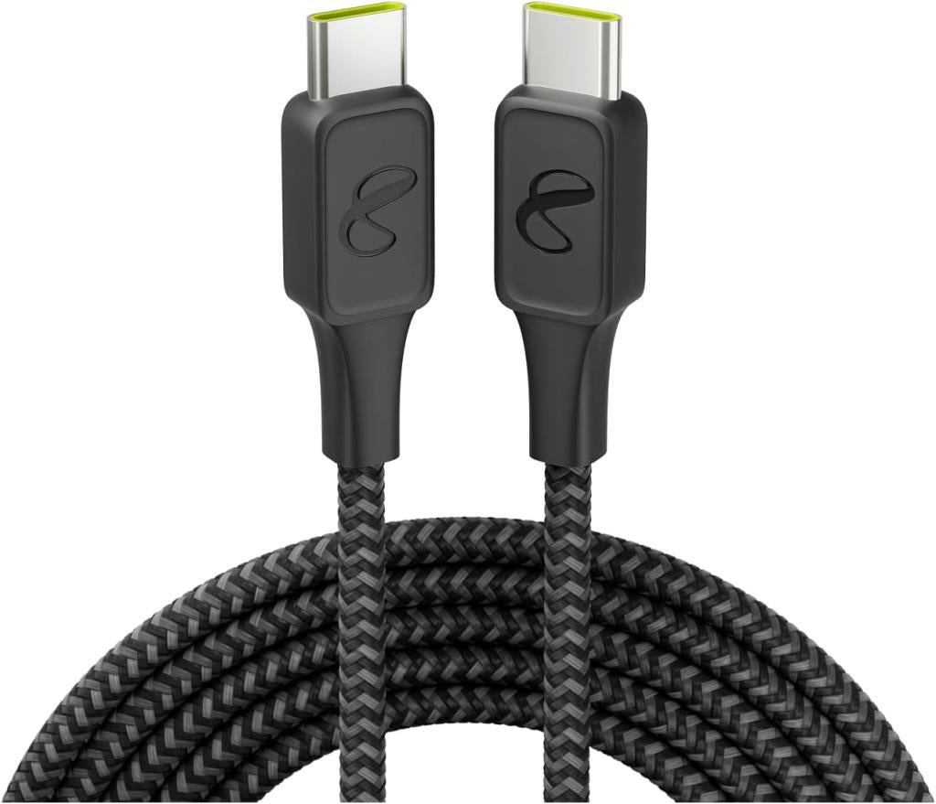InfinityLab InstantConnect USB-C - USB-C 1,5 M 100 W PD Ultra Hızlı Şarj Kablosu – Siyah