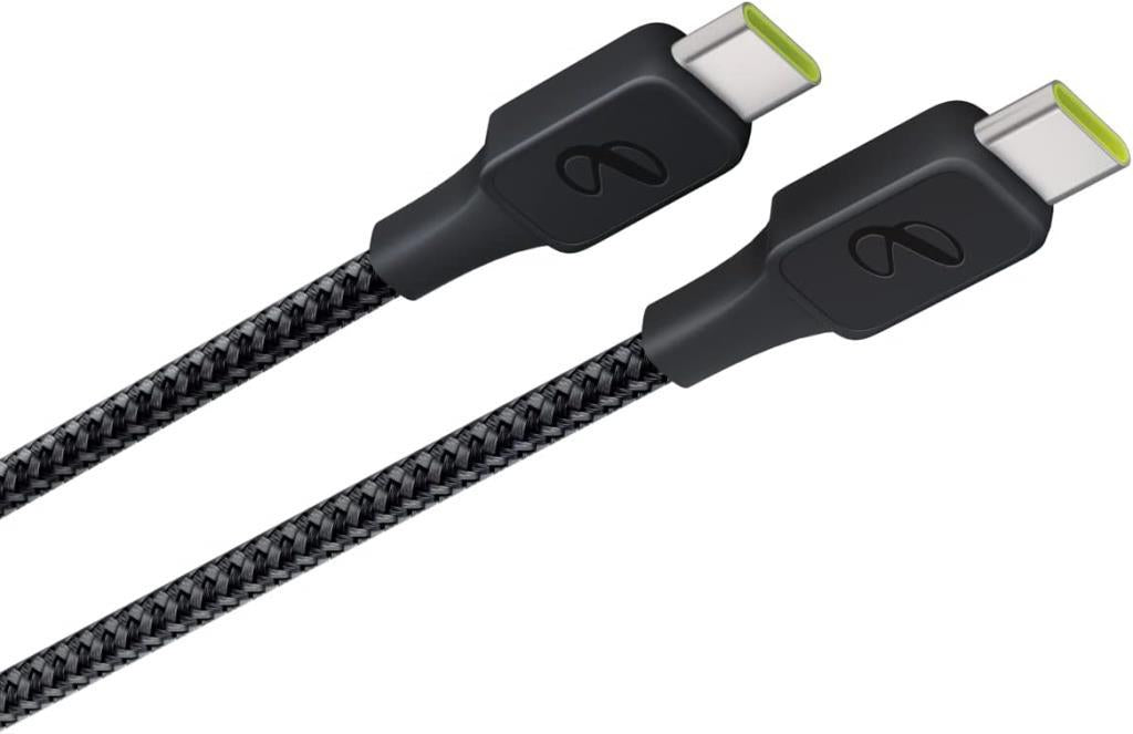 InfinityLab InstantConnect USB-C - USB-C 1,5 M 100 W PD Ultra Hızlı Şarj Kablosu – Siyah