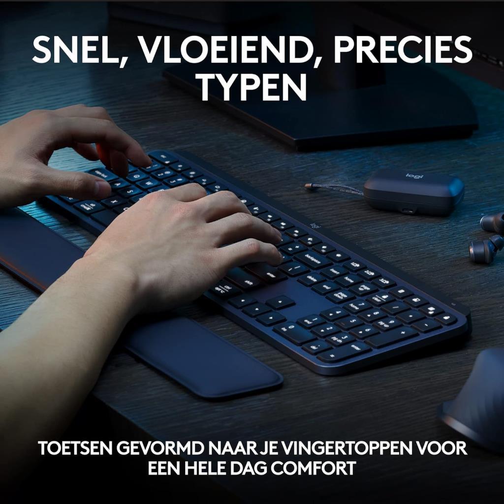 Logitech MX Keys S İngilizce Q Kablosuz Klavye - Outlet