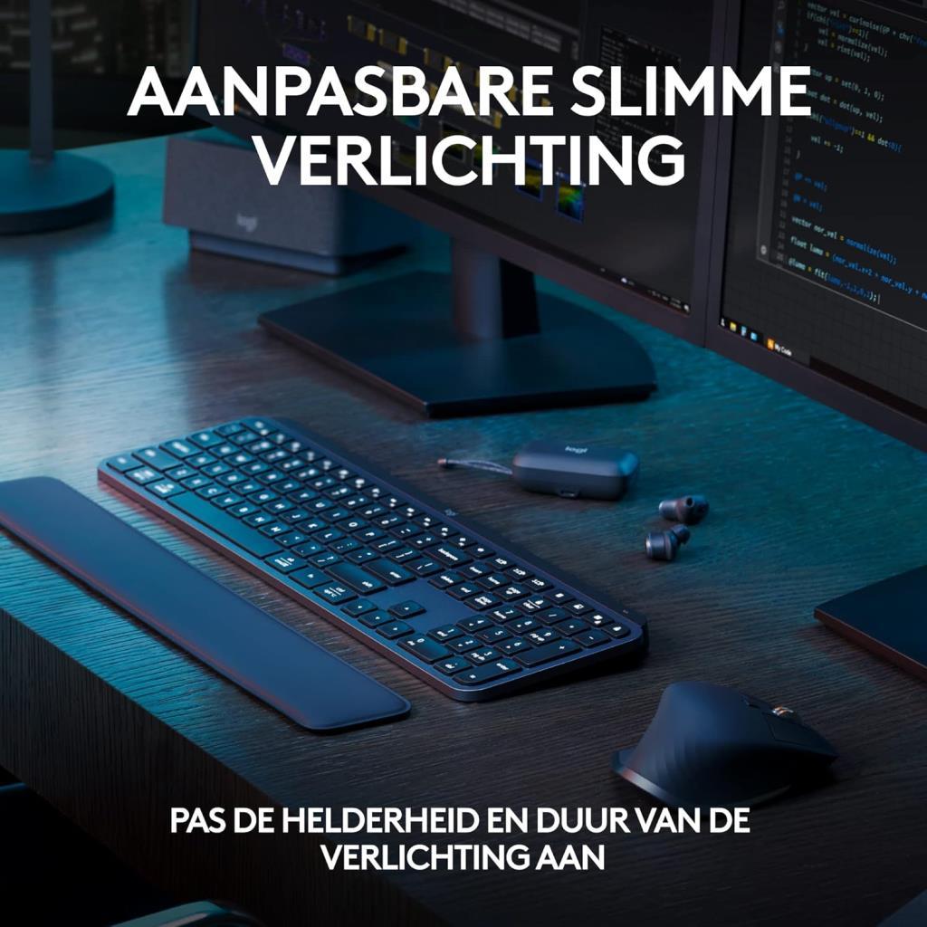 Logitech MX Keys S İngilizce Q Kablosuz Klavye - Outlet