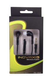 Inovaxis NV-300S Mikrofonlu Kulaklık (Kulakiçi) Siyah - Teşhir