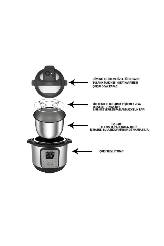 Instant Pot Duo Mini 7in1 3 lt Çok Amaçlı Pişirici Outlet