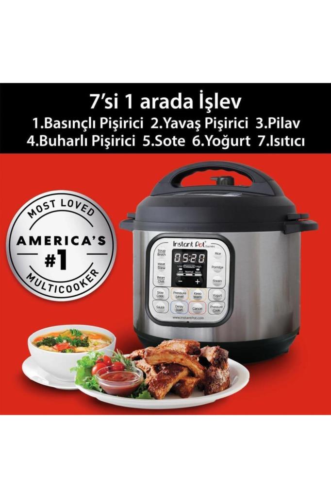 Instant Pot Duo 7in1 8 lt Çok Amaçlı Pişirici Outlet