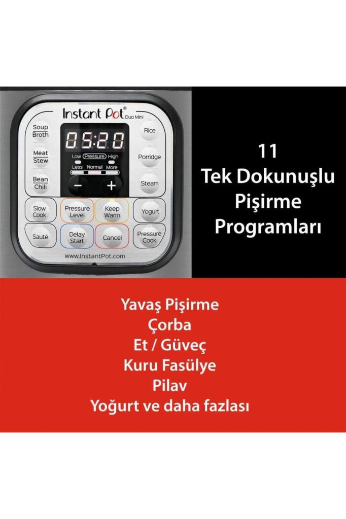 Instant Pot Duo 7in1 8 lt Çok Amaçlı Pişirici Teşhir