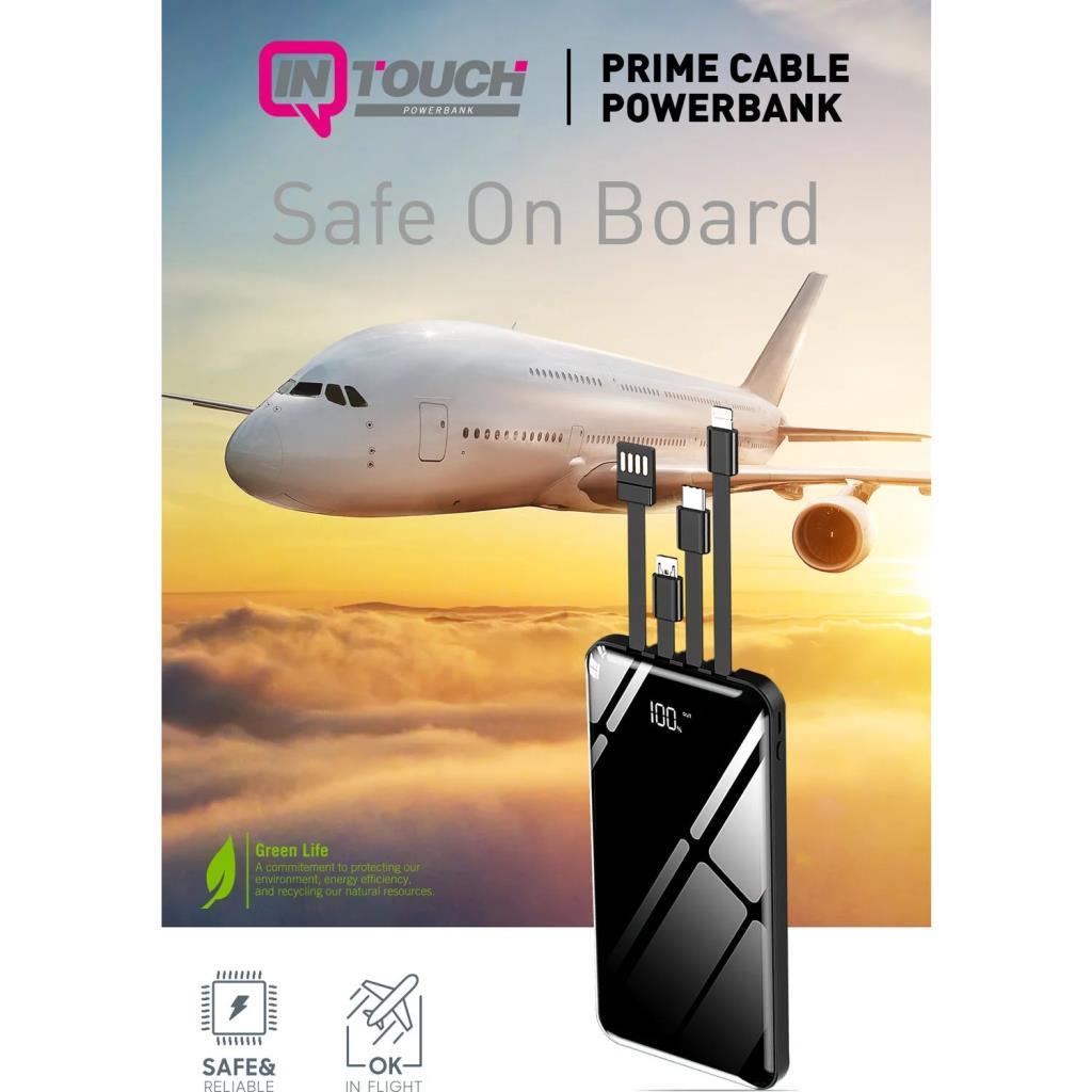 Intouch Prime Siyah 10000 mAh Powerbank - TEŞHİR