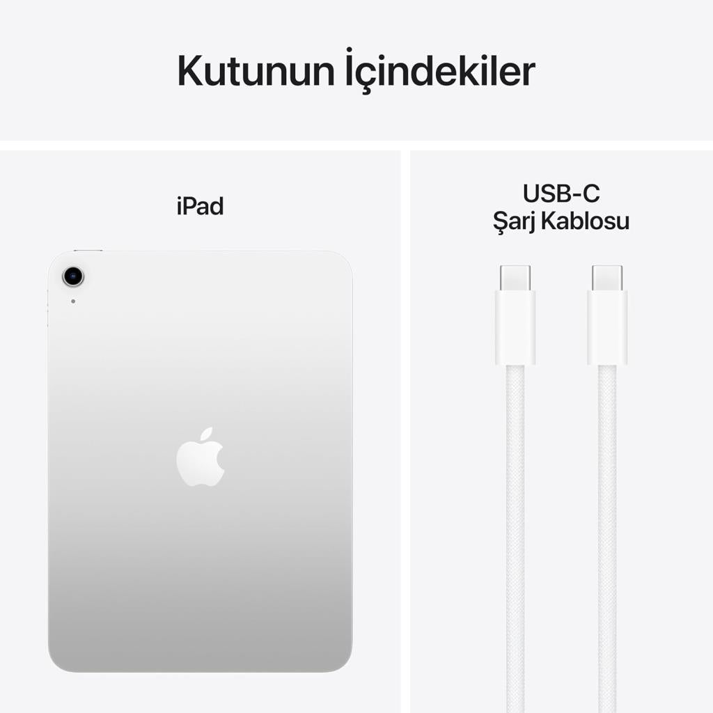 iPad 11. Nesil Wi-Fi 128 GB 11" MD3Y4TU/A Gümüş Tablet Outlet (Açıklamayı Okuyunuz)