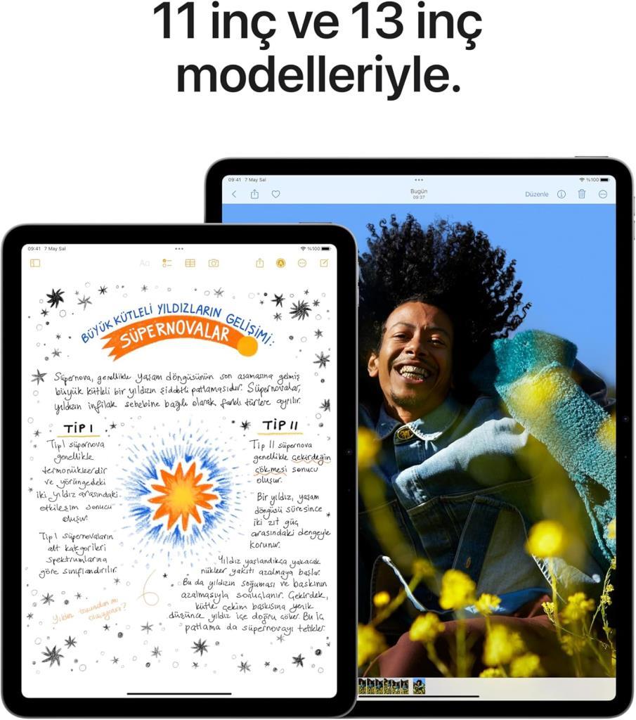 iPad Air M3 Wi-Fi 128 GB 13" MCNK4TU/A Yıldız Işığı Tablet Outlet (Açıklamayı Okuyunuz)