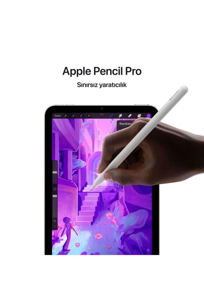 iPad Mini 7. Nesil Wi-Fi + Cellular 128 GB 8.3" MXPN3TU/A Uzay Grisi Tablet