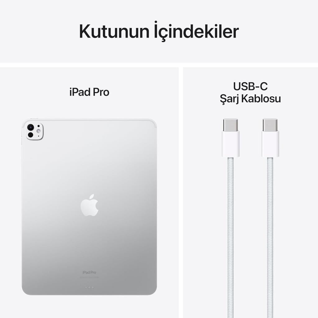 iPad Pro 7. Nesil Wi-Fi 512 GB 13" MVX53TU/A Gümüş Tablet Outlet (Açıklamayı Okuyunuz)
