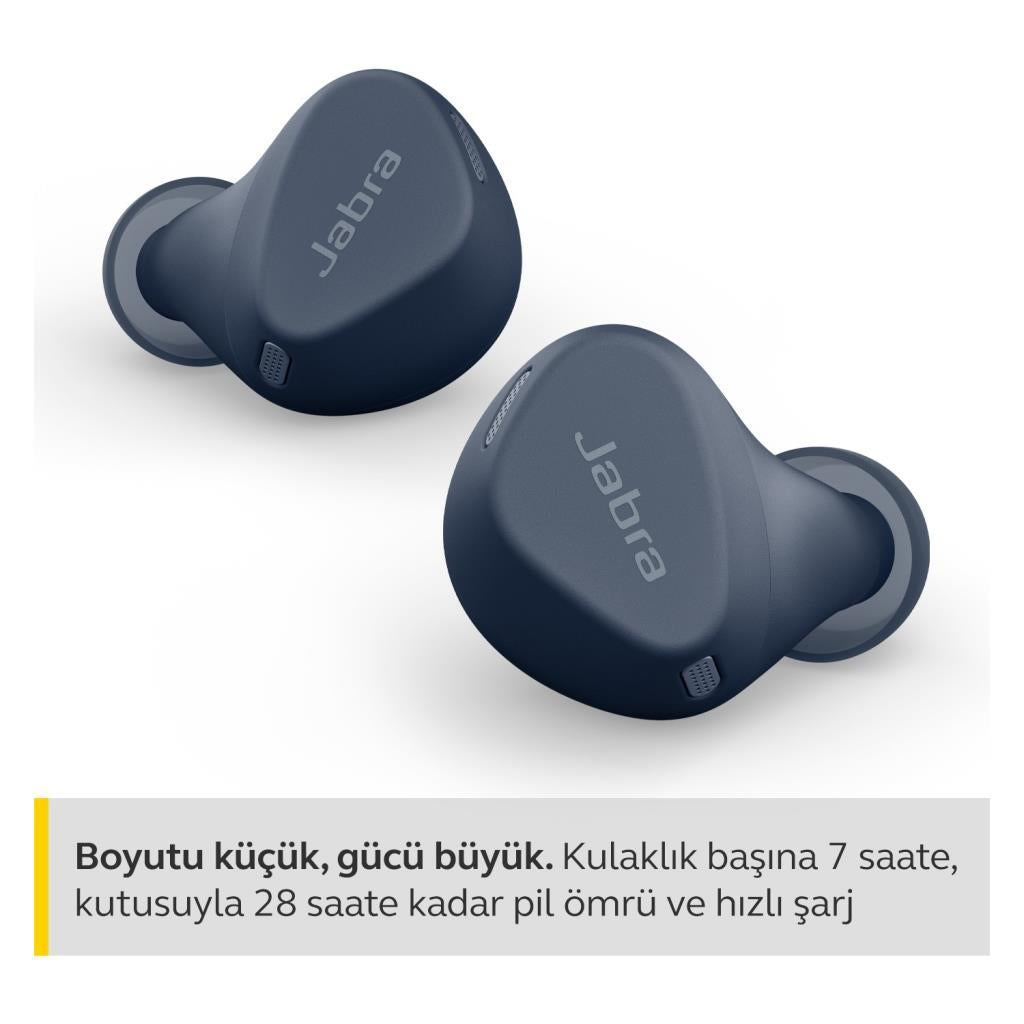 Jabra Elite 4 Active TWS Lacivert Kulak İçi Bluetooth Kulaklık Outlet
