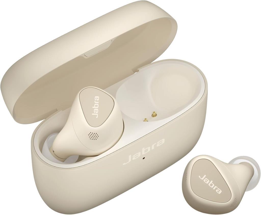 Jabra Elite 5 TWS ANC Gold Bej Kulak İçi Bluetooth Kulaklık Teşhir