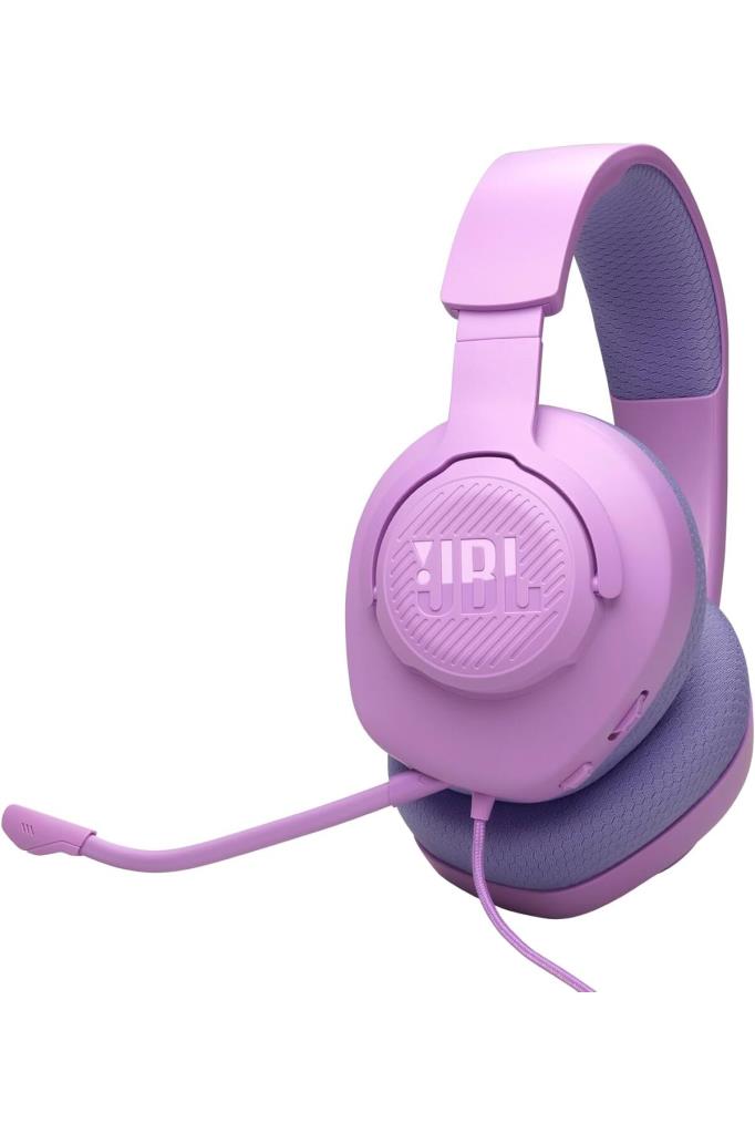 JBL Quantum 100M2 Mor Kablolu Kulak Üstü Oyuncu Kulaklığı Teşhir