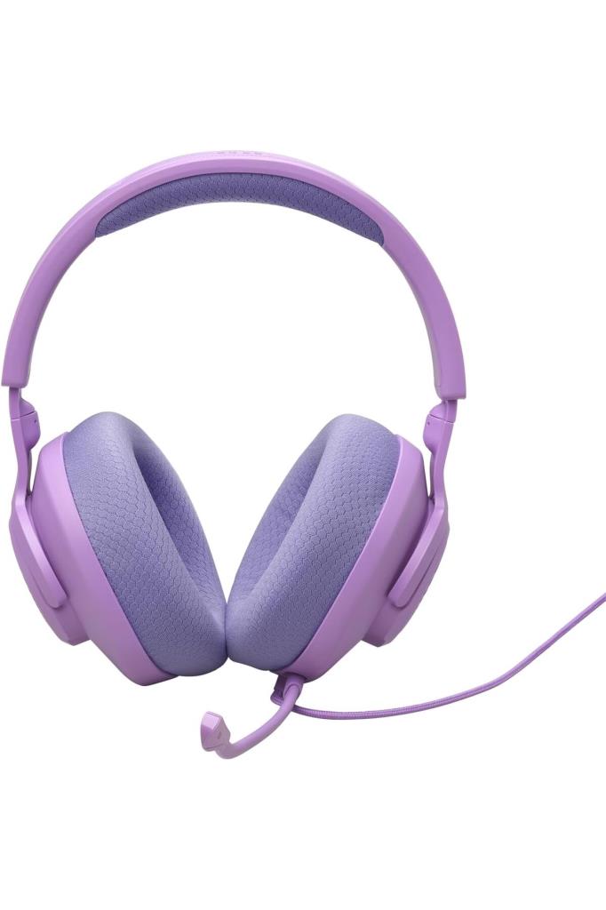 JBL Quantum 100M2 Mor Kablolu Kulak Üstü Oyuncu Kulaklığı Teşhir