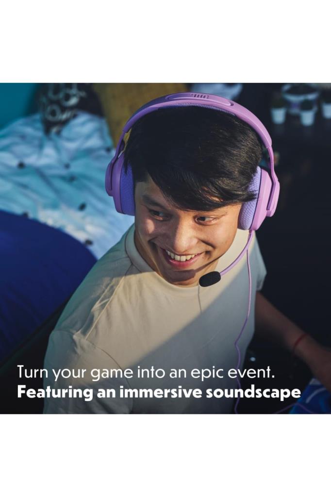 JBL Quantum 100M2 Mor Kablolu Kulak Üstü Oyuncu Kulaklığı Teşhir