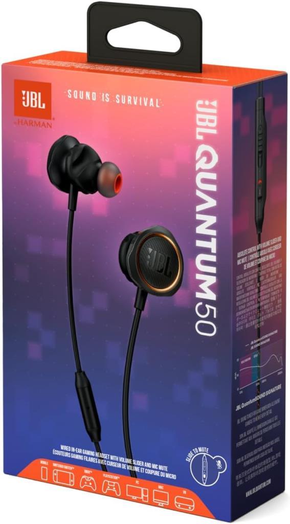 JBL Quantum 50 Kablolu Kulak İçi Oyuncu Kulaklığı Teşhir