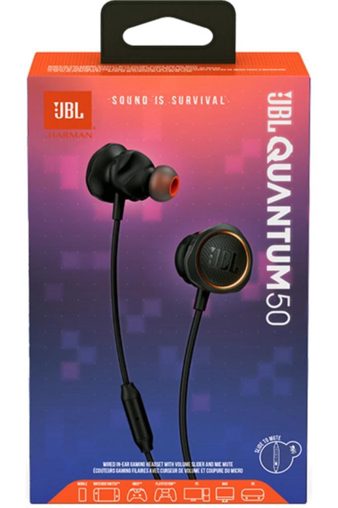 JBL Quantum 50 Kablolu Kulak İçi Oyuncu Kulaklığı Outlet