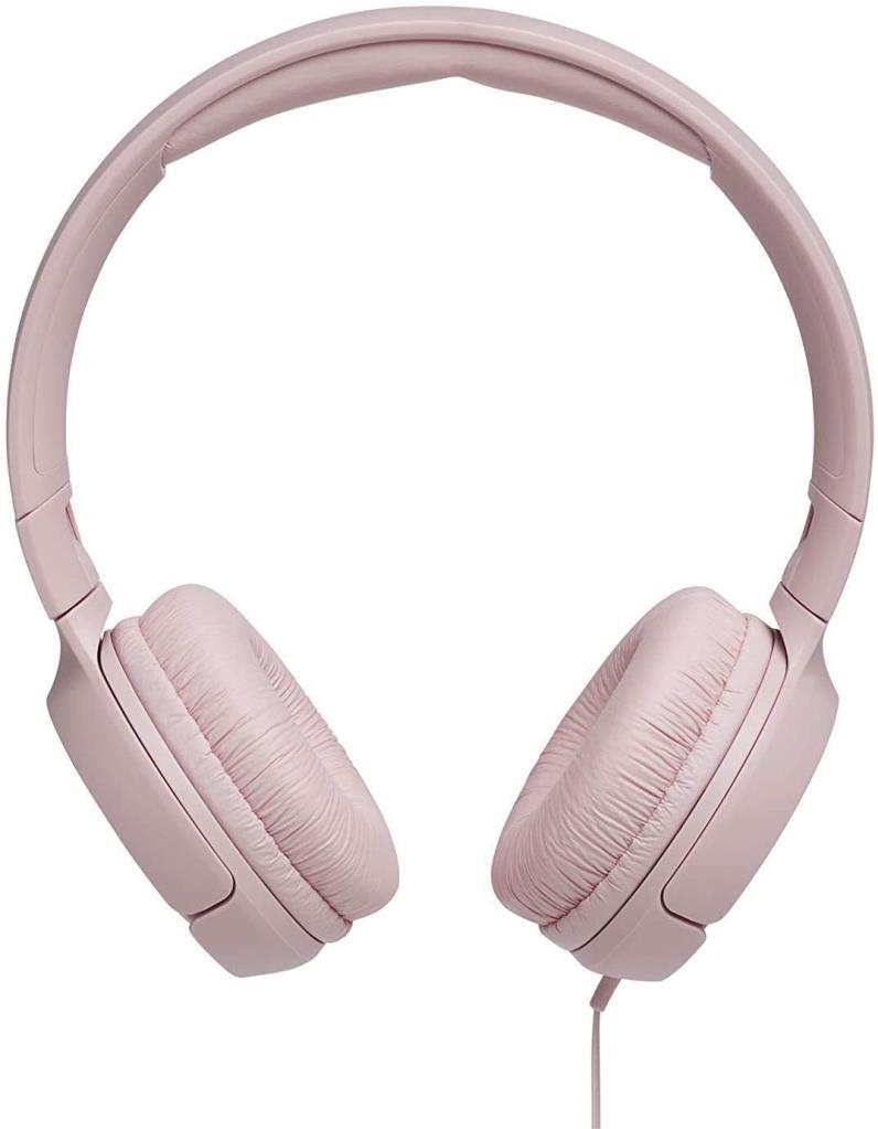 JBL T500 Kablolu Kulak Üstü Kulaklık, Pembe