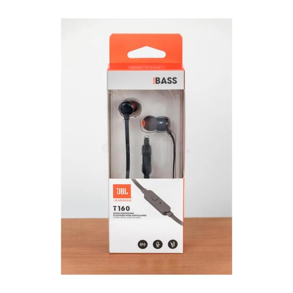 JBL T160 Siyah Kablolu Kulak İçi Kulaklık