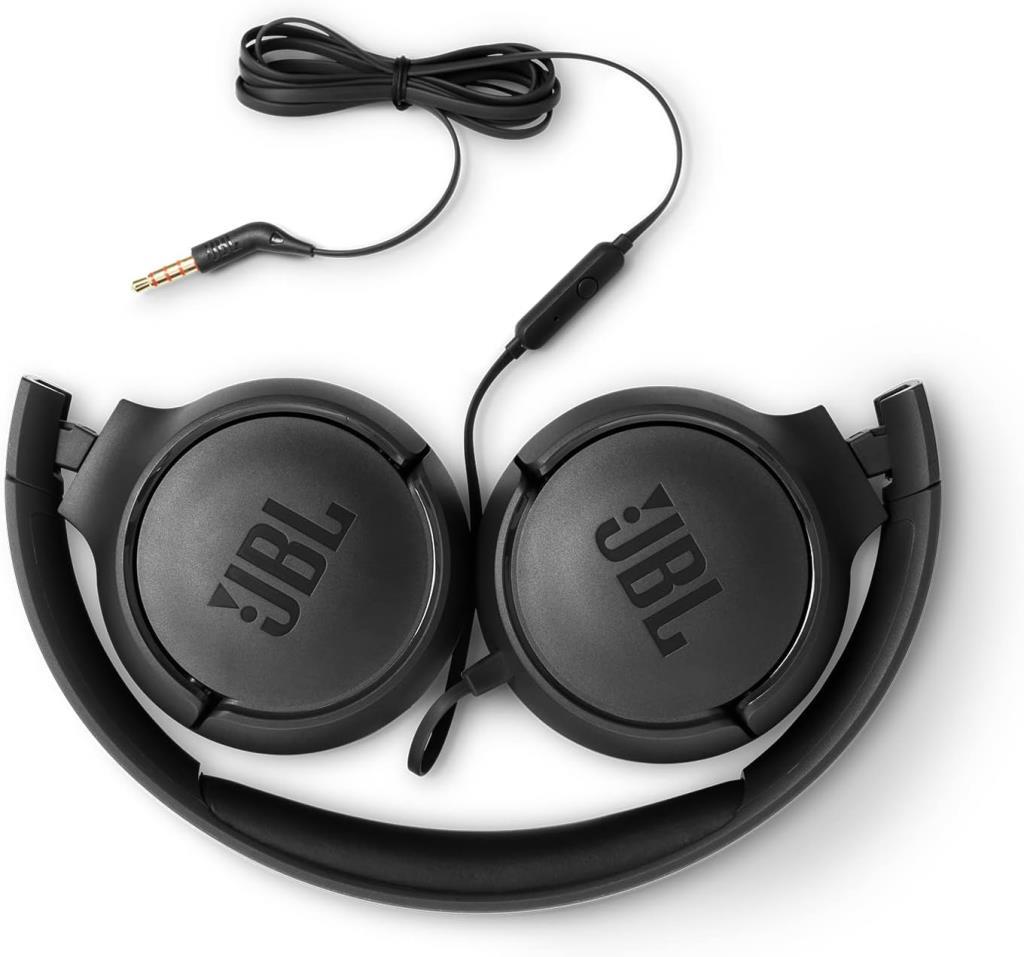 JBL Tune 500 Siyah Kablolu Mikrofonlu Kulak Üstü Kulaklık - Teşhir