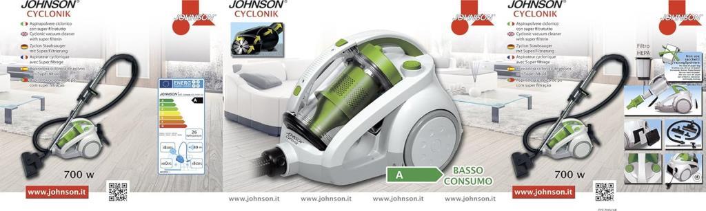 Johnson Cyclonik 700W Toz Torbasız Elektrikli Su?pu?rge