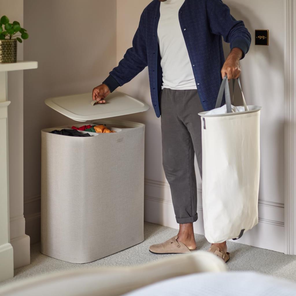 Joseph Joseph Tota 90 lt Trio 3 Bölmeli Çamaşır Ayırma Sepeti - OUTLET