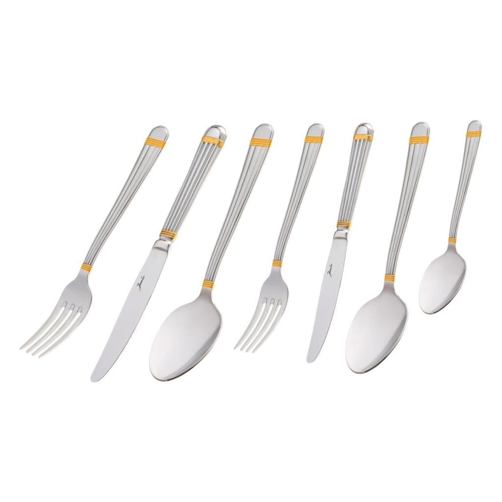 Jumbo 4200 Altın 12 Kişilik 84 Parça Çatal Kaşık Bıçak Takımı