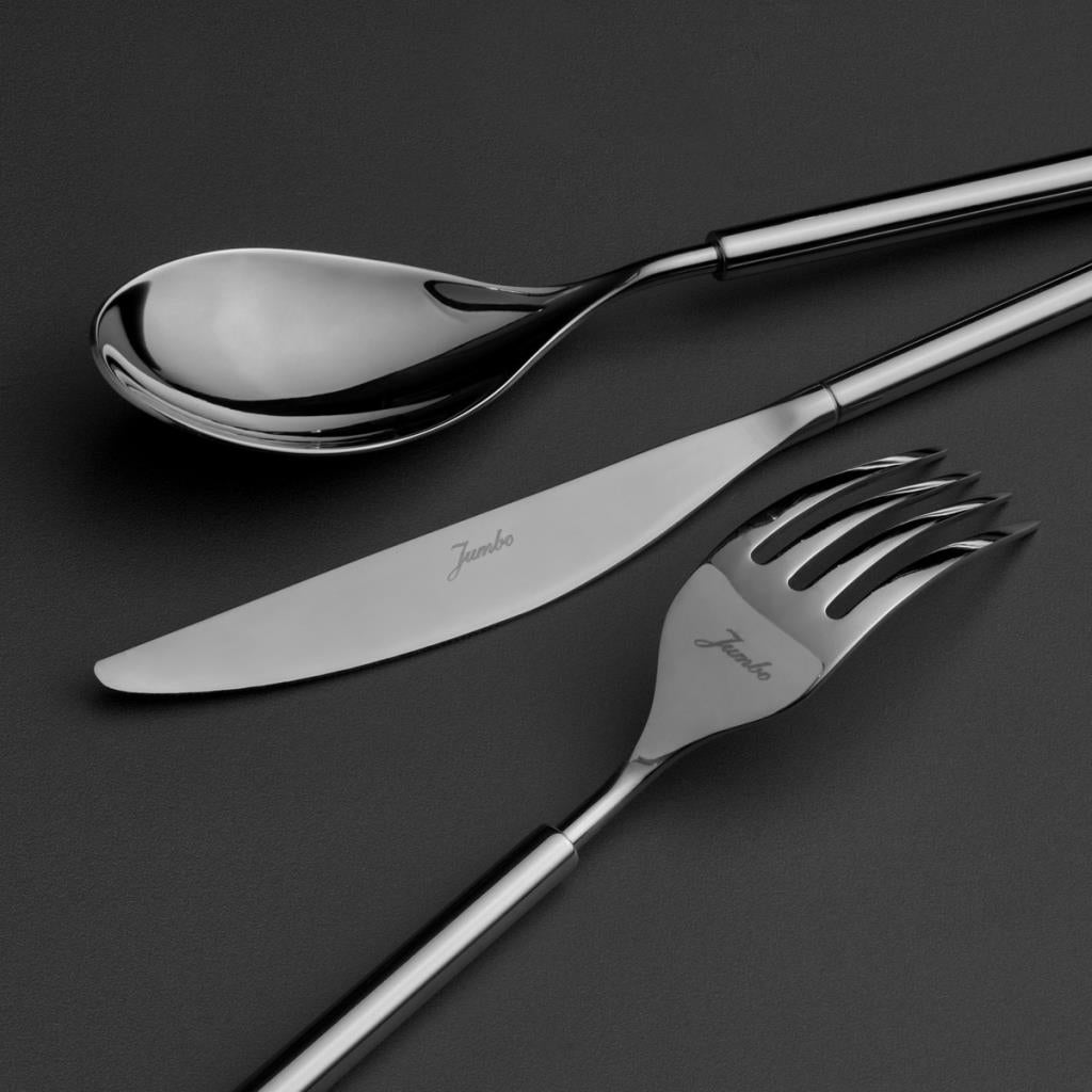 Jumbo 500.01.01.8115 6000 Roller 12 Kişilik 84 Parça Çatal Kaşık Bıçak Takımı