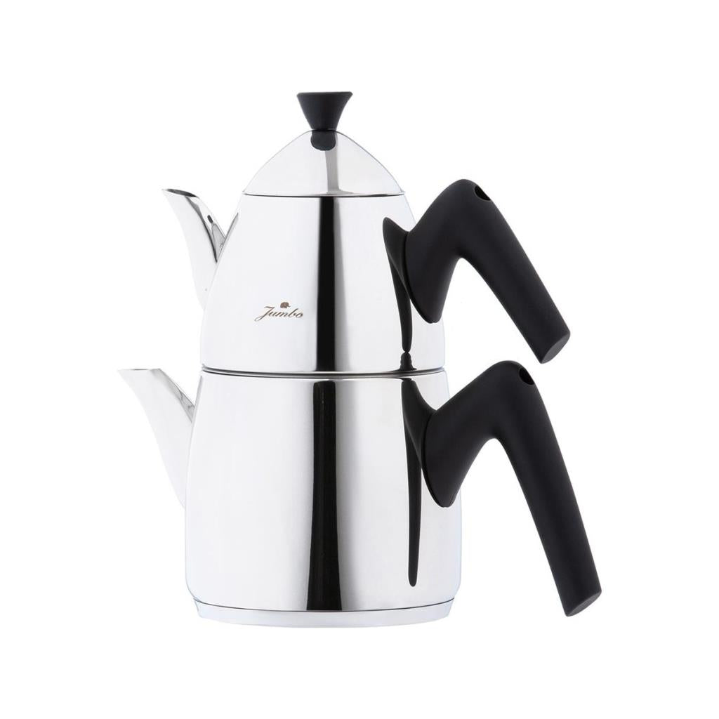 Jumbo Lizbon Maxi Boy Çelik Çaydanlık - TESHİR