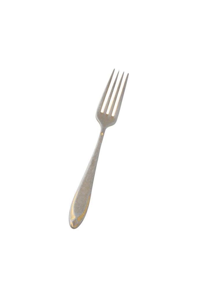 Jumbo Morfeu 12 Kişilik 84 Parça Antika Gold Çatal Kaşık Bıçak Takımı Outlet