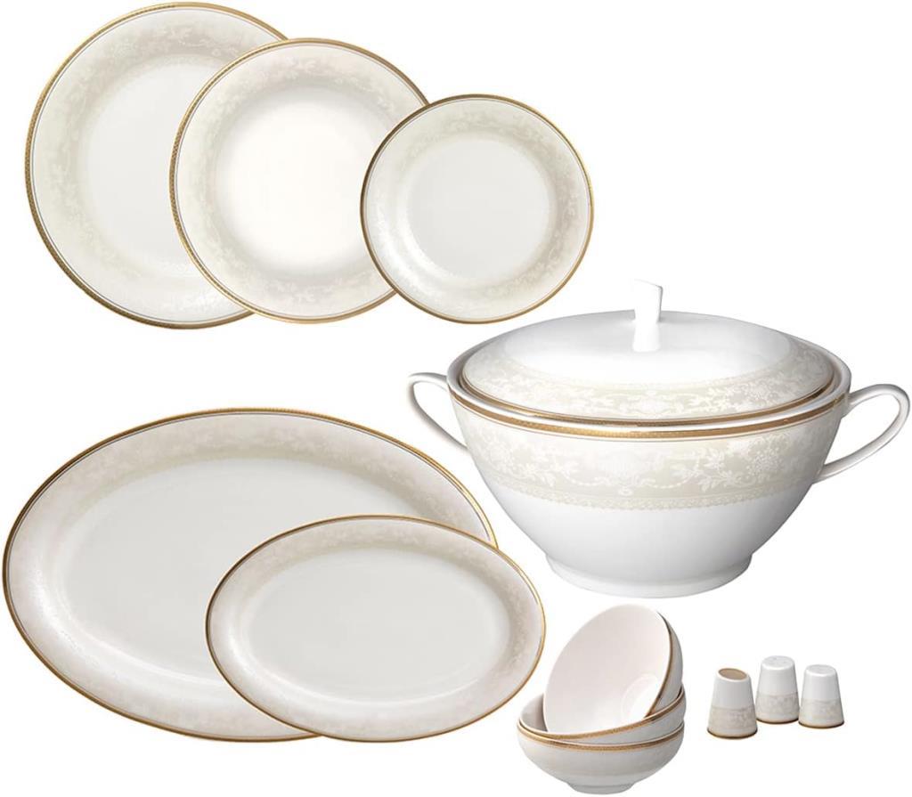 Jumbo New Oscar 60 Parça 12 Kişilik Yemek Takımı - Outlet