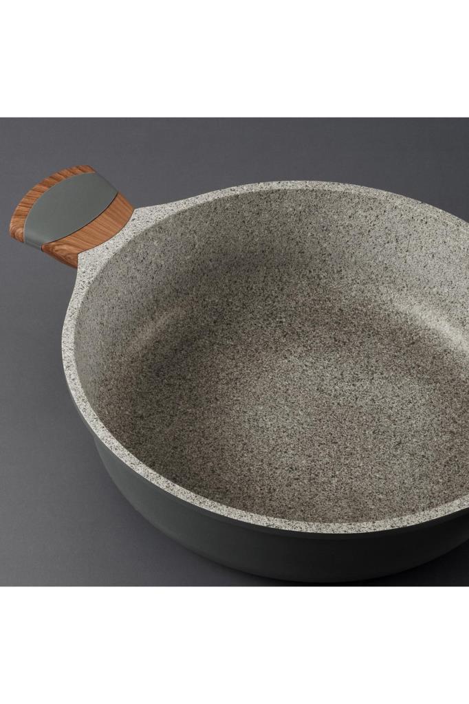 Jumbo Stone 7 Parça Granit Tencere Seti