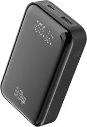 Juo 10000mAh 33W LED Watt Amper Göstergeli USB-A + Type-C Powerbank Taşınabilir Hızlı Şarj Cihazı Outlet