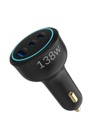 Juo 138w 3 Portlu Type-c Usb-a Araç Şarj Aleti Pd 3.0 & Qc 4.0 Hızlı Araç Içi Şarj Cihazı - OUTLET